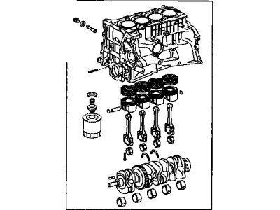 Toyota 11400-28311 Block Assembly, Short