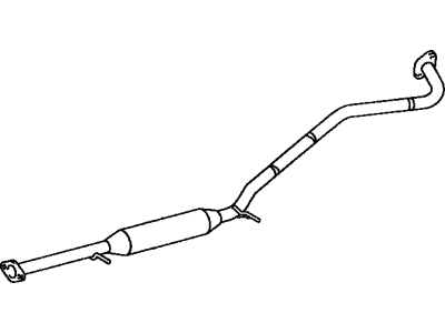 Toyota 17420-20290 Center Exhaust Pipe Assembly