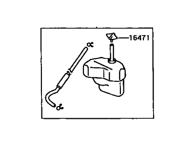 2004 Toyota Highlander Coolant Reservoir - 16470-20070