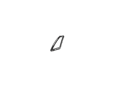 Toyota 68188-48020 Weatherstrip, Rear Door Quarter Window, RH