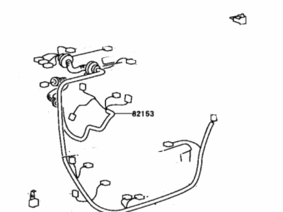 Toyota 82184-48080 Wire, Back Door