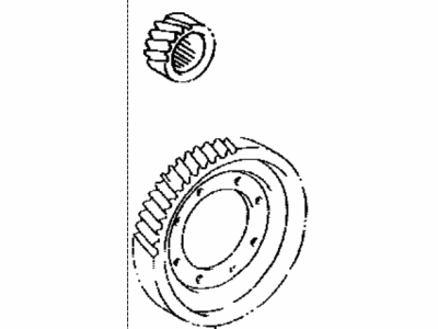 Toyota 41201-48030 Final Gear Kit, Differential, Front