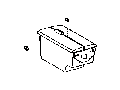 Toyota 58801-48040-B0 Box Sub-Assy, Console, Upper