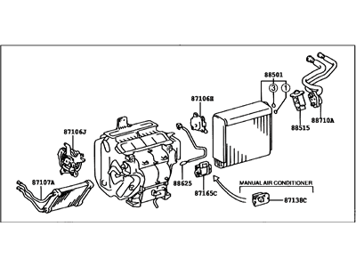 Toyota 87050-48041 Radiator Assy, Air Conditioner