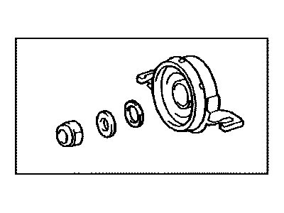 Toyota 37230-49015 Bearing Assembly, Center Support