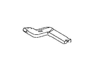 Toyota 87215-48011 Guide, Air Duct, Rear RH