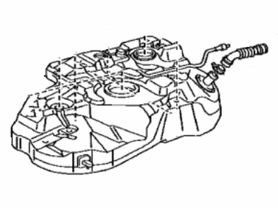 2004 Toyota Highlander Fuel Tank - 77001-48070