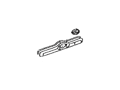 Toyota 76801-48020-E1 Garnish Sub-Assy, Luggage Compartment Door, Outside