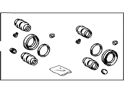 Toyota 04479-48030 Cylinder Kit, Disc Brake, Rear