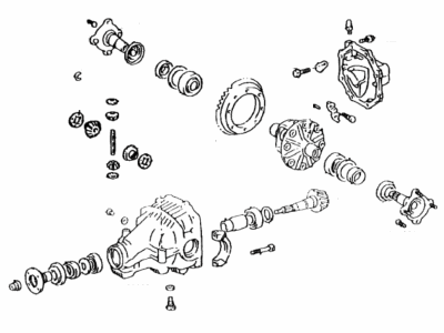 2007 Toyota Highlander Differential - 41110-48081