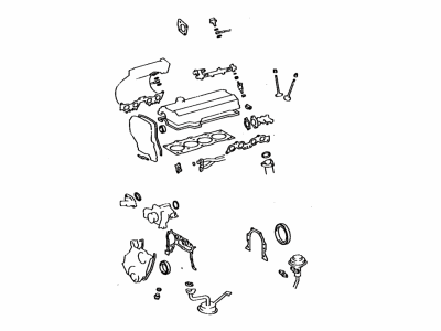 Toyota 04111-62021 Gasket Kit, Engine Overhaul