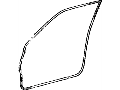 1989 Toyota Camry Door Seal - 67861-03010