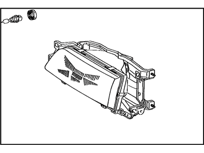 1989 Toyota Camry Headlight - 81170-03010