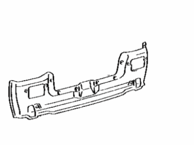 Toyota 64716-03020-B2 Cover, Luggage Compartment Trim, Rear
