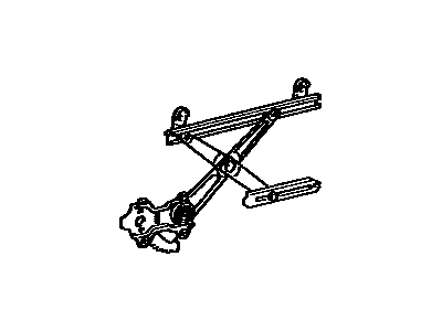Toyota 69804-03010 Regulator Sub-Assy, Rear Door Window, LH