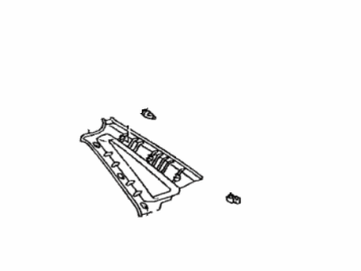 Toyota 62480-03020-J0 Garnish, Roof Side, Inner LH