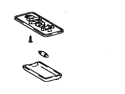 Toyota 81240-03010-D0 Lamp Assembly, Room