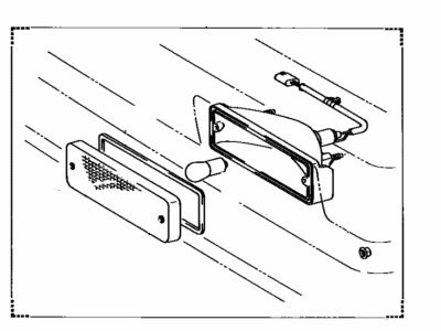 Toyota 81520-09021 Lamp Assy, Front Turn Signal, LH