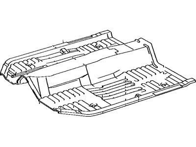 Toyota 58111-32030 Pan, Front Floor