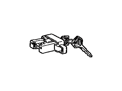 Toyota 69056-32070-E0 Cylinder & Key Set, Glove Compartment Lock