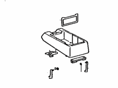 Toyota 58805-03010-J0 Panel Sub-Assy, Console, Lower