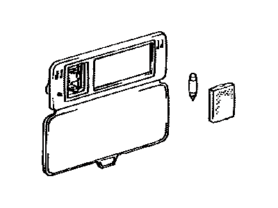 Toyota 81340-32030-D1 Lamp Assembly, Vanity