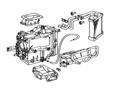 Toyota 87150-03020 Radiator Assy, Heater