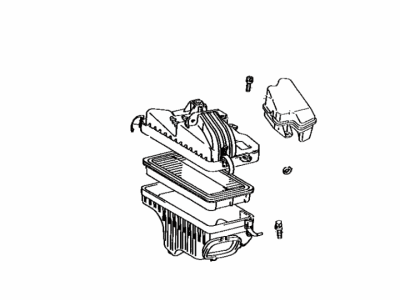 1991 Toyota Camry Air Filter Box - 17700-07010
