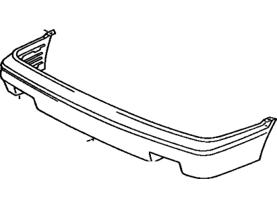 1989 Toyota Camry Bumper - 52119-03010-A0