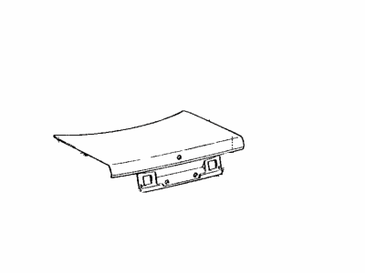 Toyota 64401-32080 Panel Sub-Assy, Luggage Compartment Door