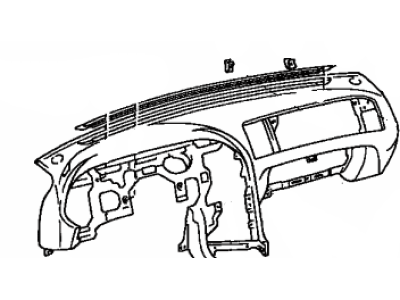 Toyota 55401-14510-C0 Pad Sub-Assy, Instrument Panel Safety