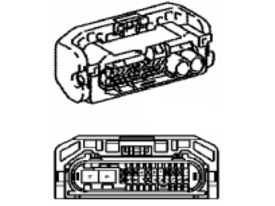 Toyota 90980-12D00 Housing, Connector F