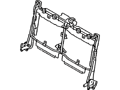 Toyota 79203-48010 Frame Sub-Assembly Seat Back