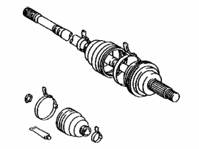 Toyota 42370-29435 Shaft Assembly Rear Drive Outboard Joint Right