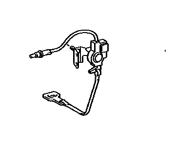 Toyota 77030-48030 Lock Assy, Fuel Lid W/Motor