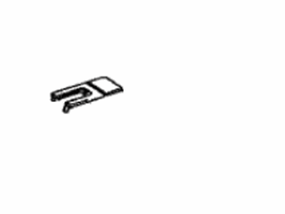 Toyota 72157-48070-B0 Cover, Rear Seat Track Bracket, Inner RH