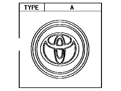 Toyota 42603-33090 Wheel Hub Ornament Sub-Assembly