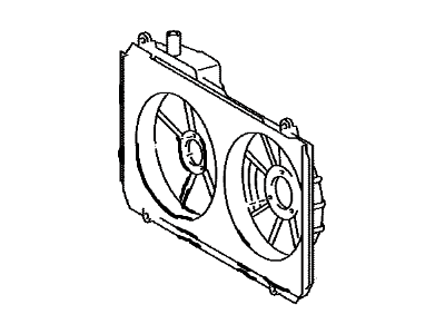 Toyota 16711-20171 SHROUD, Fan