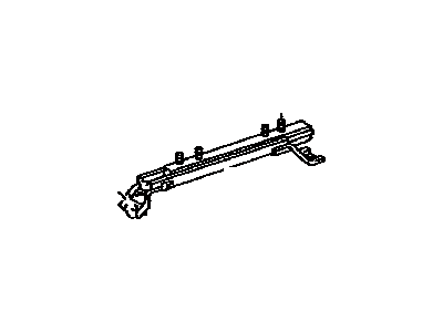 Toyota 72170-48080 Track Assy, Rear Seat, Outer LH