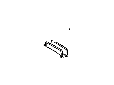 Toyota 57459-48011 Member, Front Floor Cross