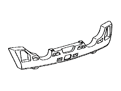 Toyota 52615-48100 Absorber, Rear Bumper Energy