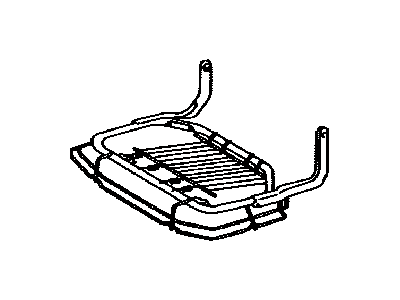 Toyota 71660-48040 Frame Sub-Assy, Rear Seat Cushion, LH