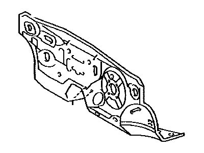 Toyota 55101-48130 Panel Sub-Assembly, Dash