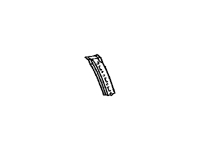 Toyota 61724-48020 Reinforcement, Quarter Window Opening, LH