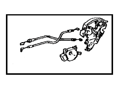 2003 Toyota Highlander Door Lock - 69050-48030