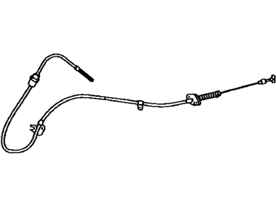 2006 Toyota Highlander Parking Brake Cable - 46410-48090