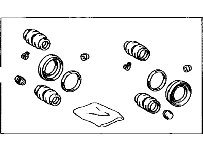 Toyota 04479-48050 Cylinder Kit, Disc Brake, Rear