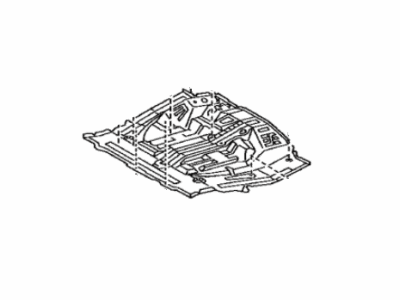 Toyota 58311-48905 Pan, Rear Floor