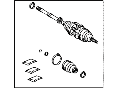 2006 Toyota Highlander Axle Shaft - 43470-09J00