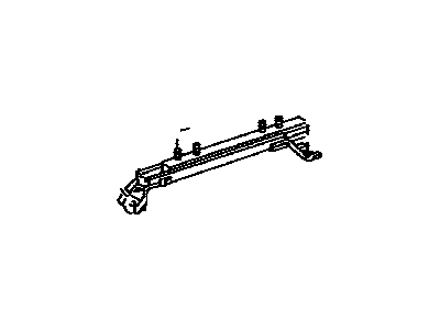 Toyota 72160-48060 Track Assy, Rear Seat, Outer RH